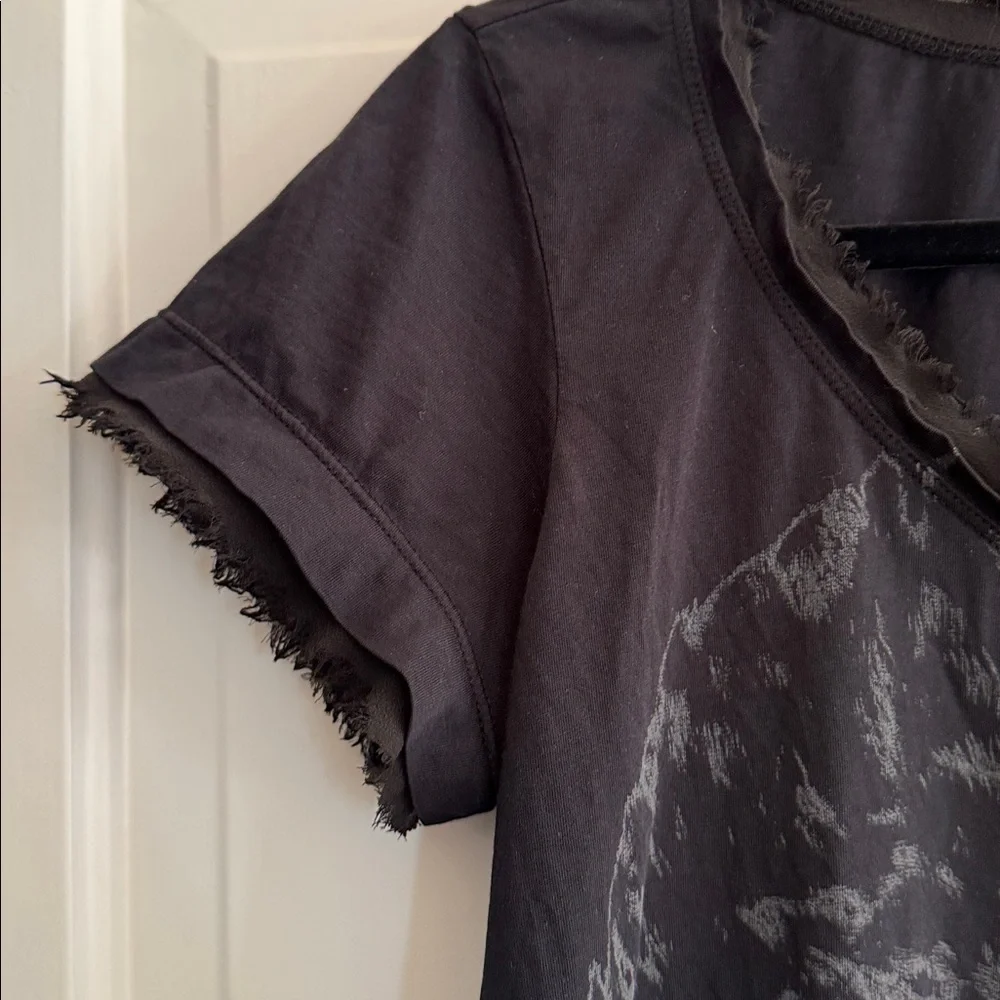 Barbara Bui Black Graphic Top - Picture 6 of 16